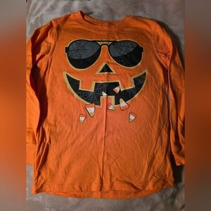 Carter's Orange Pumpkin Halloween Shirt